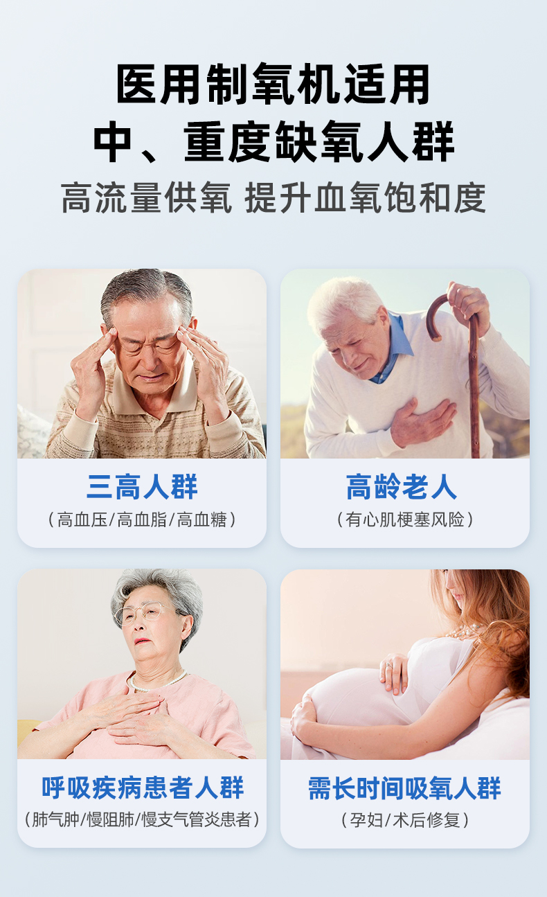 医健美5L高流量制氧机