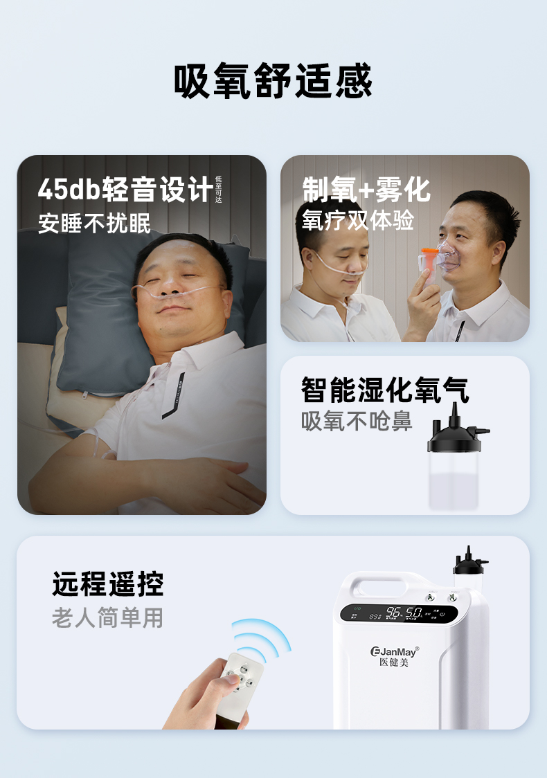 医健美5L高流量制氧机